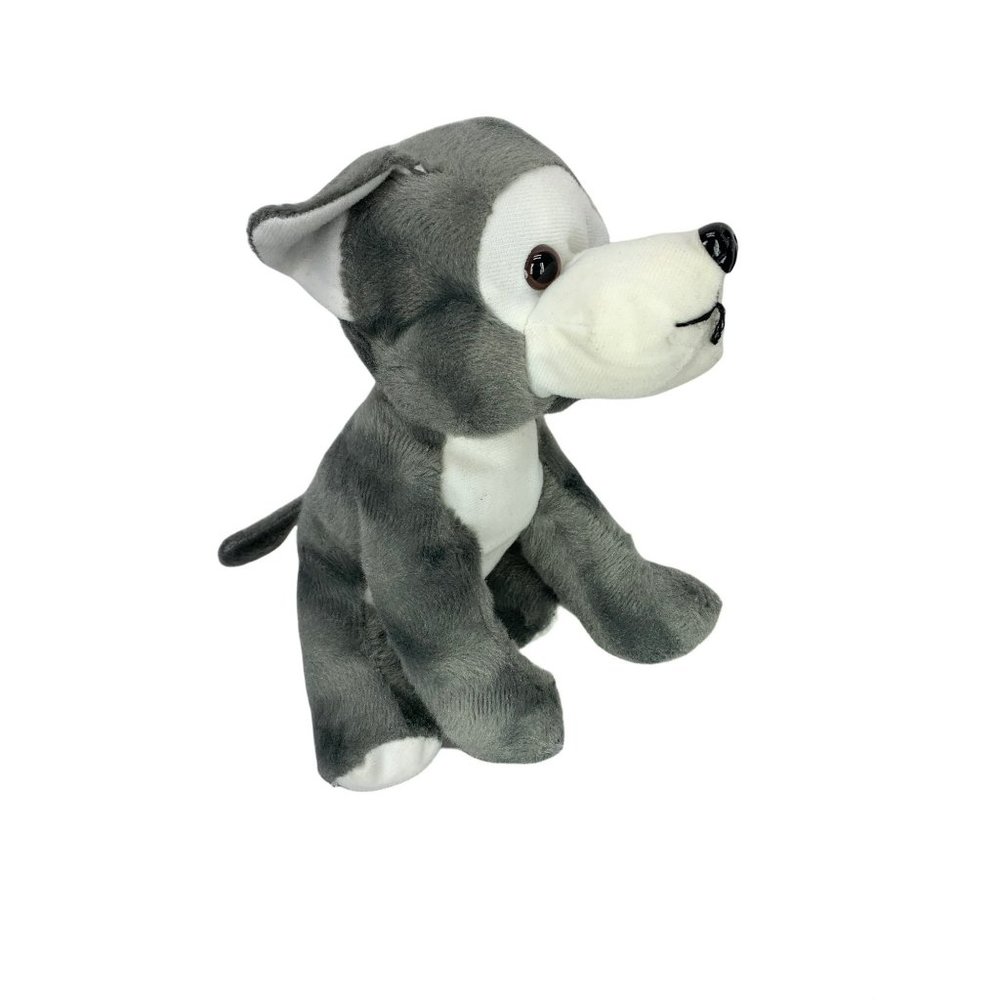 Puli‎ International Gray Husky Plush Stuffed Animal Plush